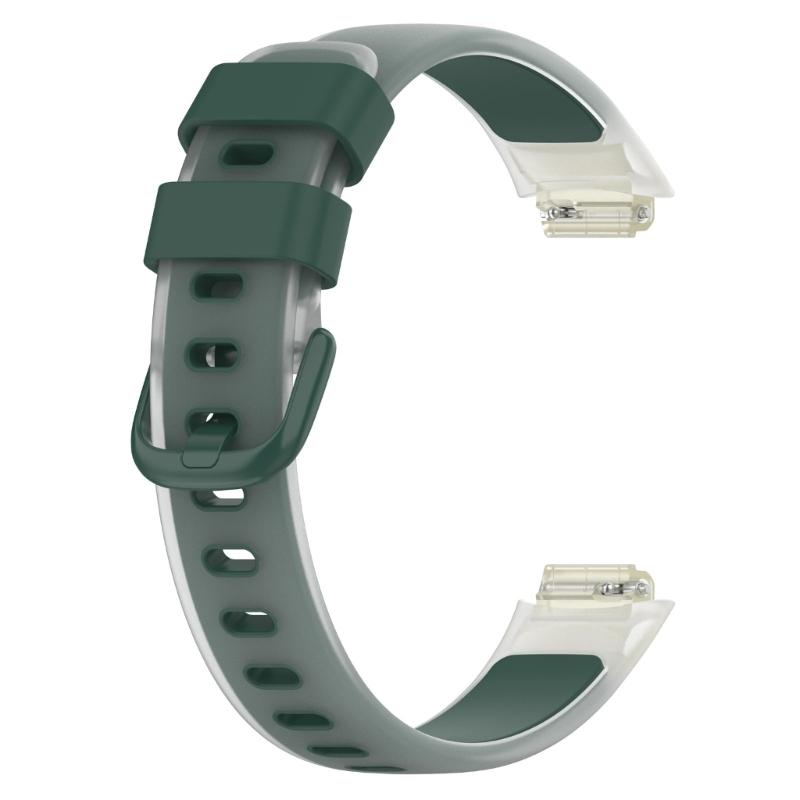 Clear Two Tones Fitness Band Breathable Soft Silicone Quick Change Accessory Simple Installation for Watch Inspire 3