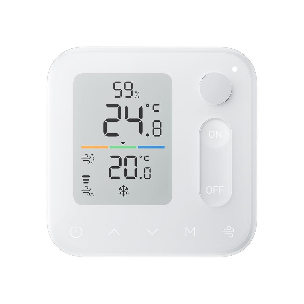 SwitchBot Temperature and Humidity Control Panel with Air Conditioner Control and ThermometerHygrometer - SwitchBot ThermometerHygrometer with Motion