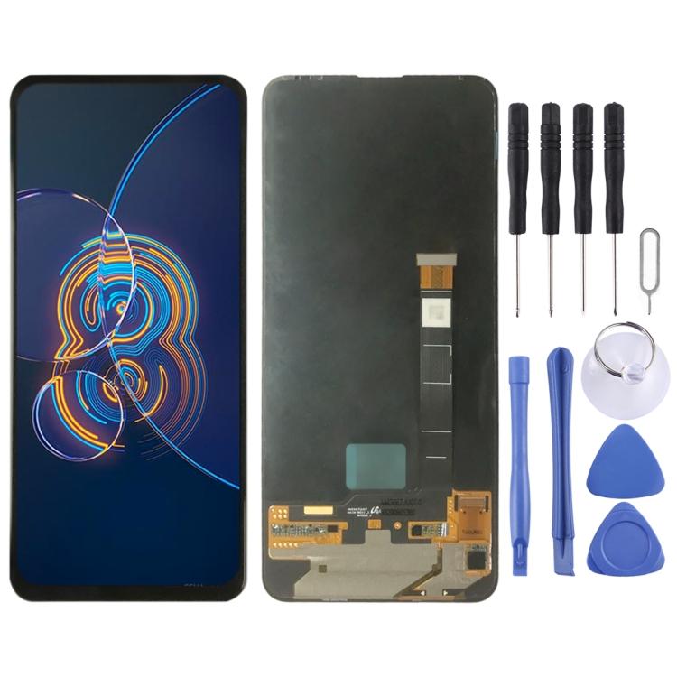 

Оригинальный AMOLED ЖК-экран для Asus Zenfone 8 Flip ZS672KS с дигитайзером в сборе (черный) чёрный