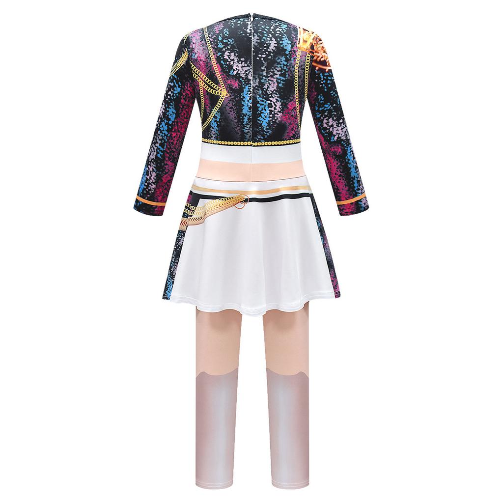 Children's Fun Printed Half Body Skirt Pants And Jumpsuit