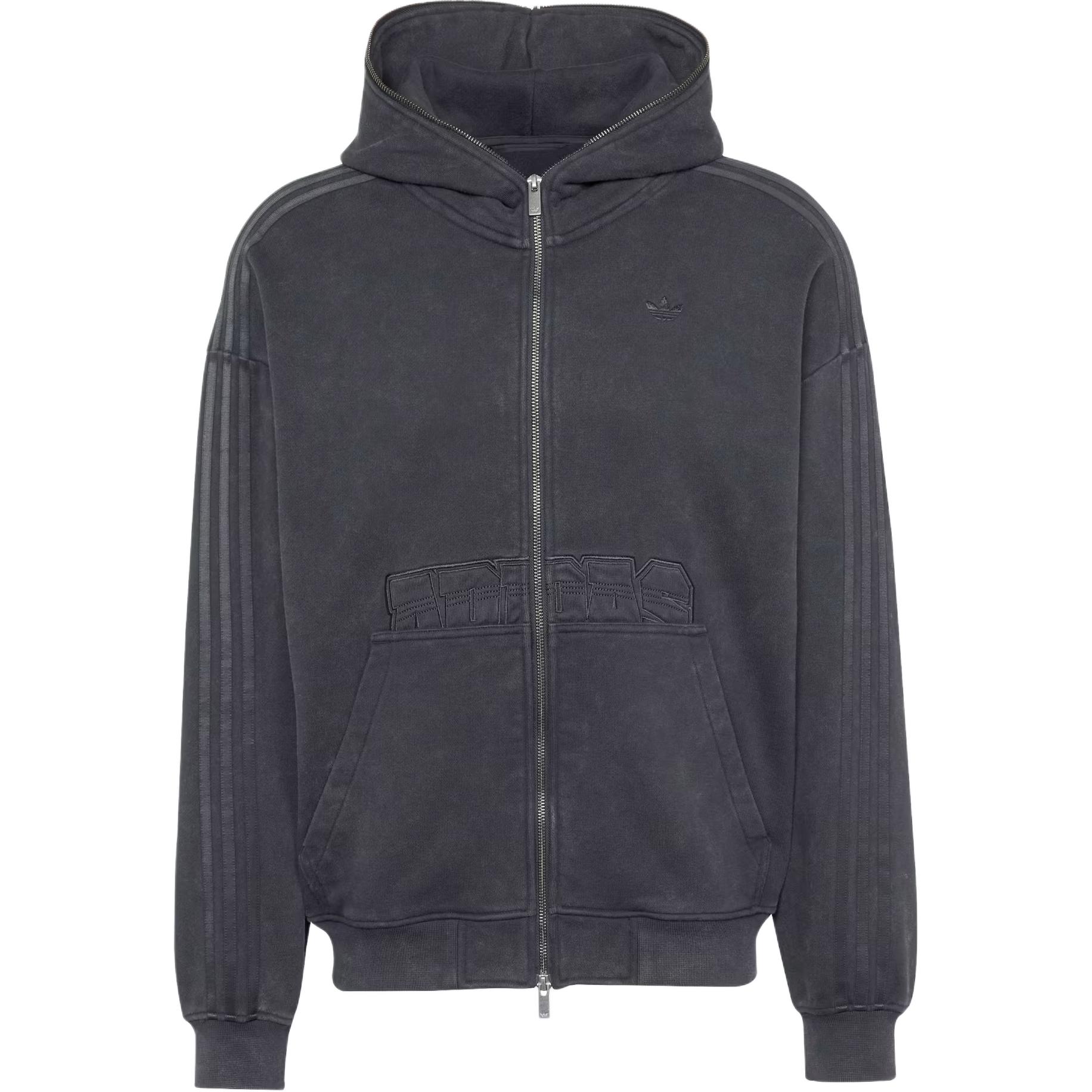 Adidas Originals Solid Color Hooded Zipper