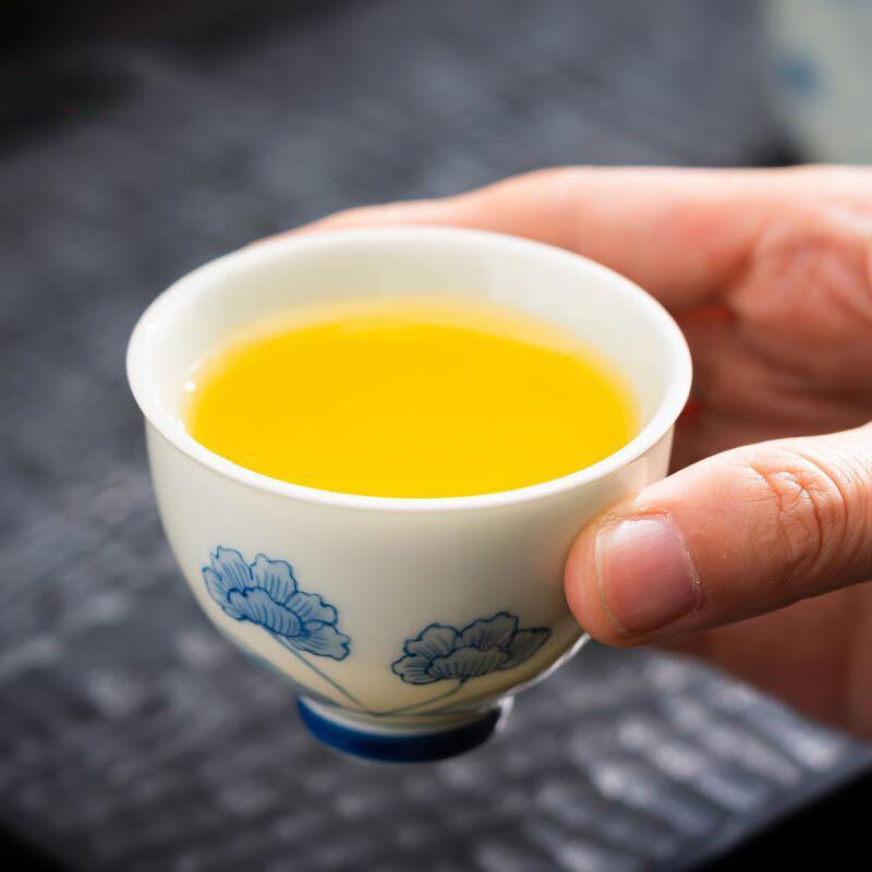 

Hand-Painted Underglaze Ceramic Kung Fu Tea Set