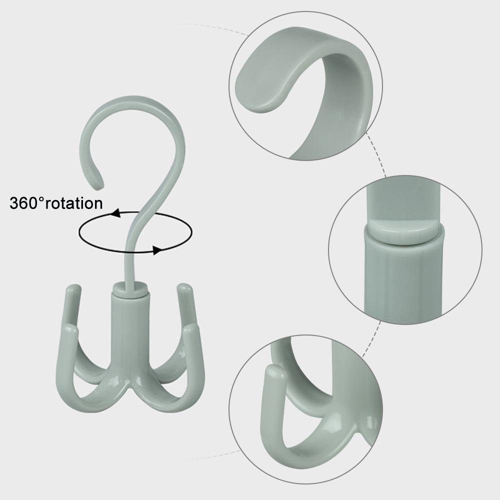 Kleiderständer für den Kleiderschrank, platzsparend, gedrehte Kleiderbügelhaken, Kleiderbügel für Taschen, Schuhe, Gürtel, Schals, Kleiderbügel