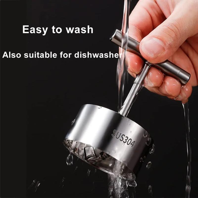 1/2PCS New Stainless Steel Vegetable Drill Fruit Corer Remover Veggie Corers With 2 Sizes for Coring and Hollowing Out  Potatoes