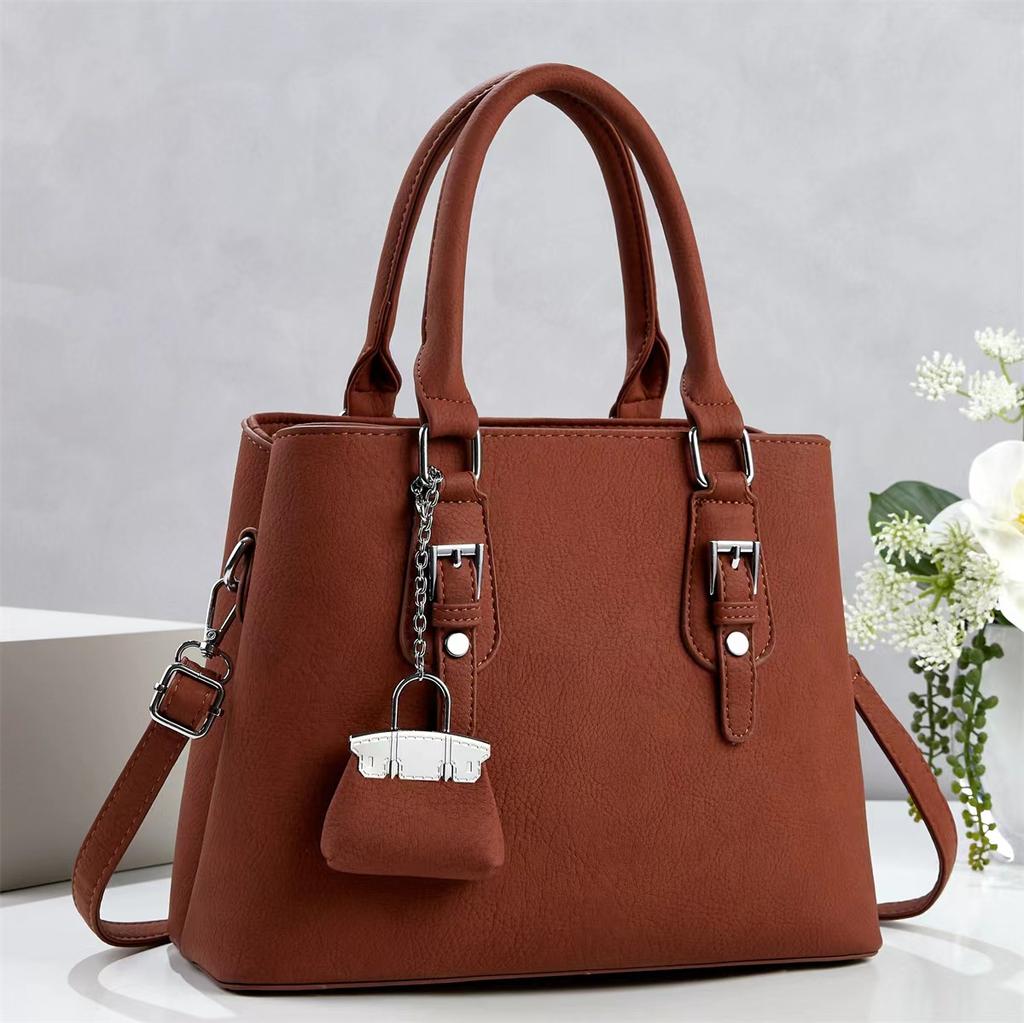 Women's PU Leather Top Handle Satchel Shoulder Tote Bags Casual Purses and Handbags Shopping Shoulder Bags Messenger Tote Bag Crossbody Bag for Women
