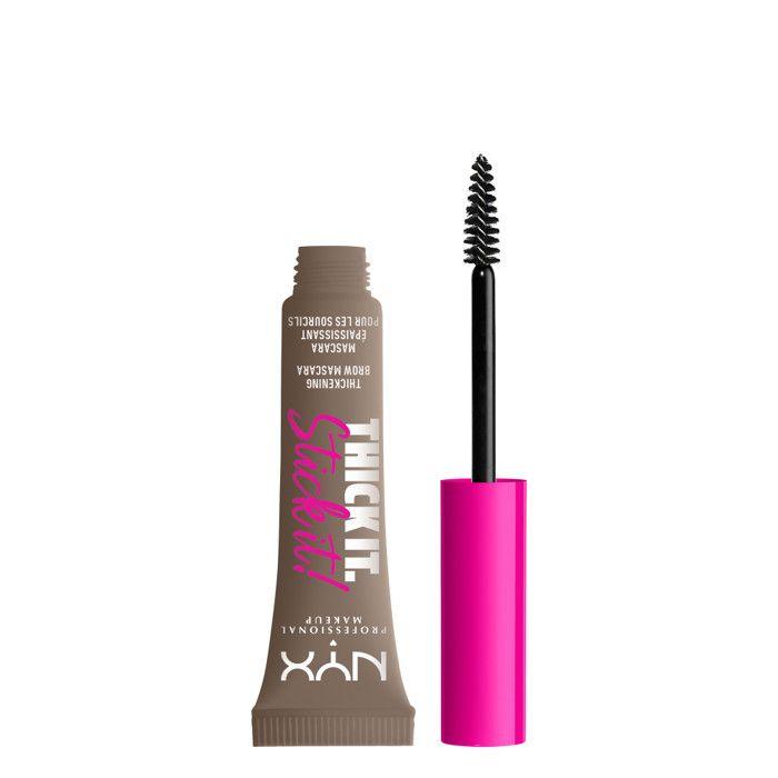 Mascara sourcils - nyx professional makeup - thick it. stick it! - teinte taupe - 16h tenue - vegan