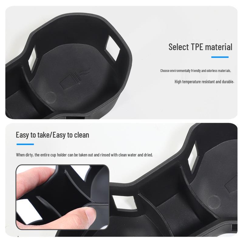 22-24 Zeekr 009 Cup Holder Anti-Slip Pad and Car Accessory