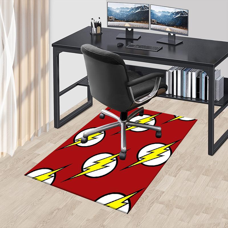 1PC Flash Lightning Non-Slip Floor carpet, suitable for Office, bedroomand playrooms. It can also be used as a sofa footrest cover-T98