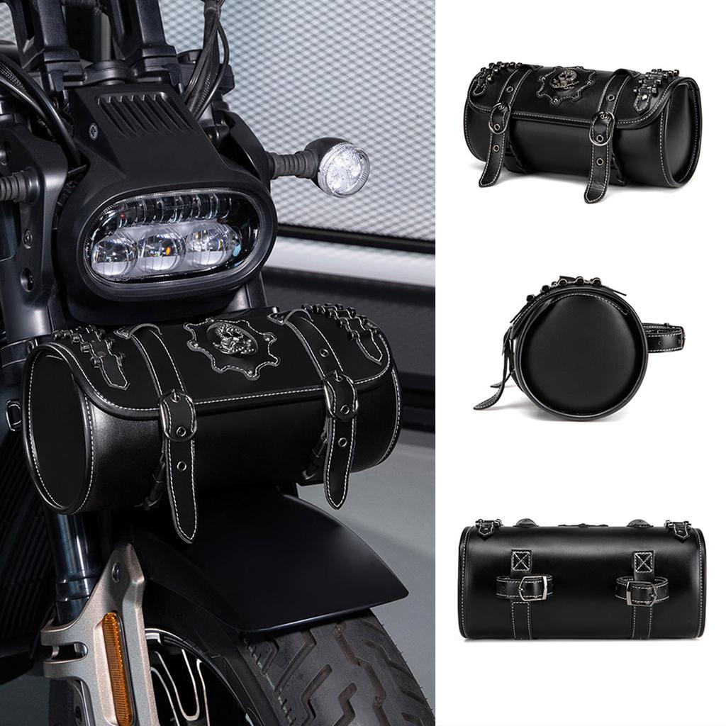 Borsa a Rullo per Moto Borsa Attrezzi per Moto Borsa Anteriore Borsa per Manubrio Forcella Anteriore Custodia Porta Attrezzi da Sella