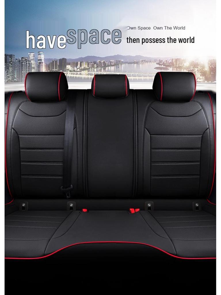 Volkswagen Tharu Four-Season Universal Leather Seat Covers - Wear-Resistant, Full Coverage for 5-Seaters