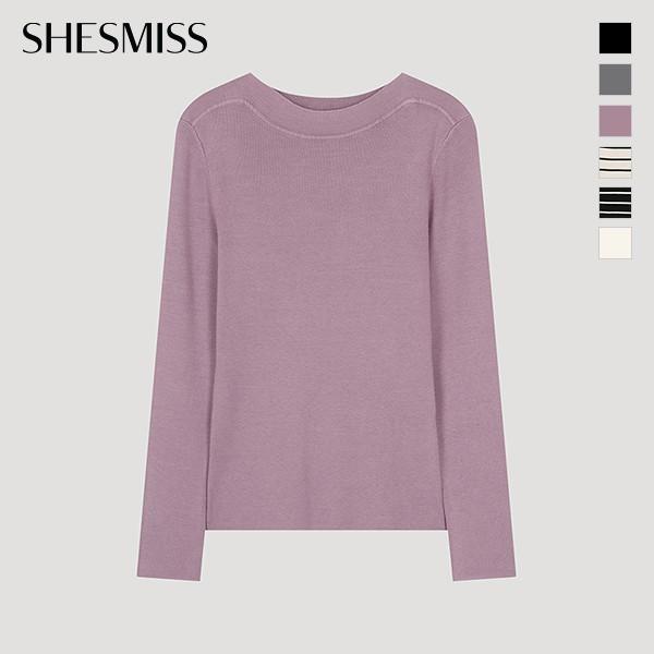 Elle S miSS Col Bateau Tricot Côtelé SSkpoo32080