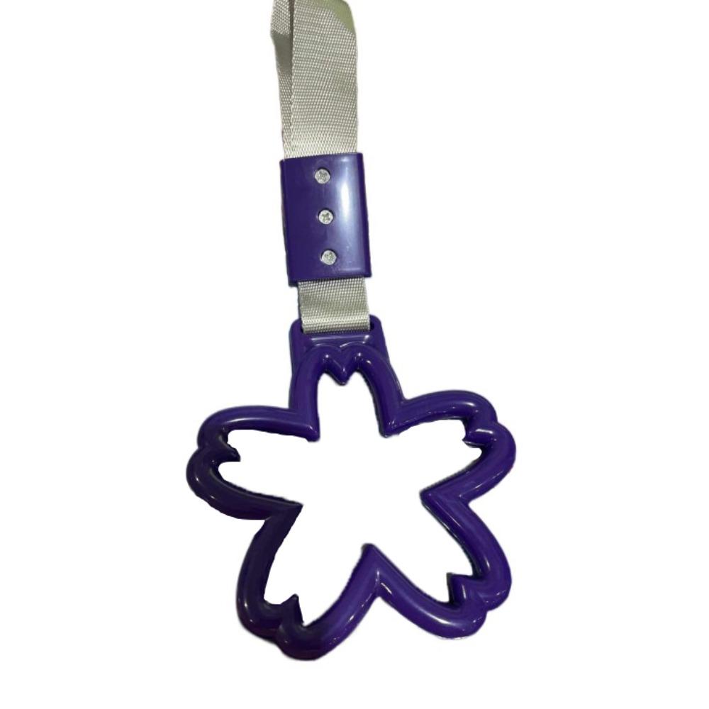 Cherry Blossom Warning Hanging Ring Pendant Car Crash Warning Strap Car Handle Straps  Universal