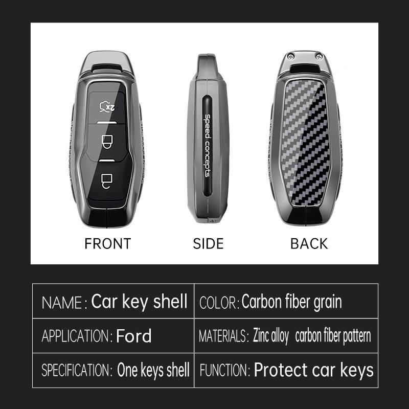 High-End Protective Shell for Ford Mondeo, Mustang, Edge, Explorer, & Taurus Car Key