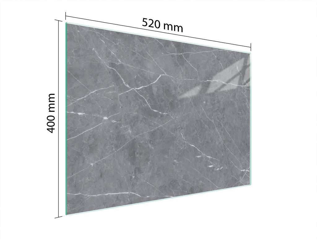 SZKLANA DESKA DO KROJENIA 52x40 MARMUR