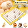 Yellow Plastic Eggs Incubator Accessories Durable Rotary Automatic Roller Pattern Egg Turner Tray Incubation Accessory 47×38.5cm