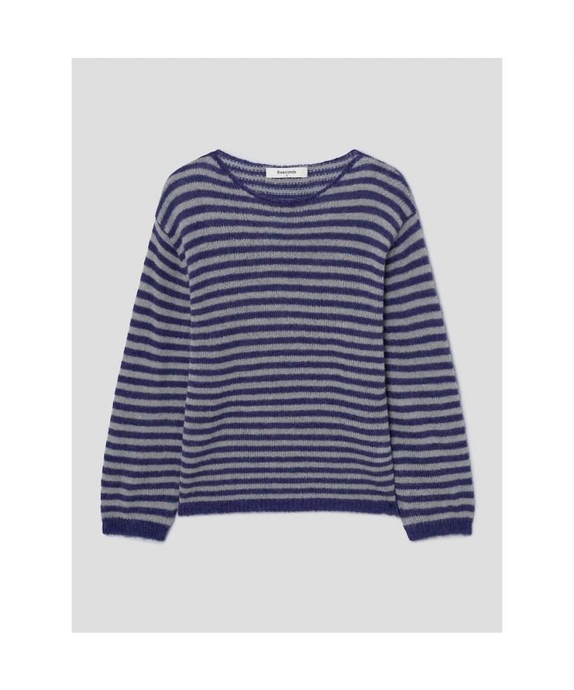 8 Seconds Purple Striped Pullover