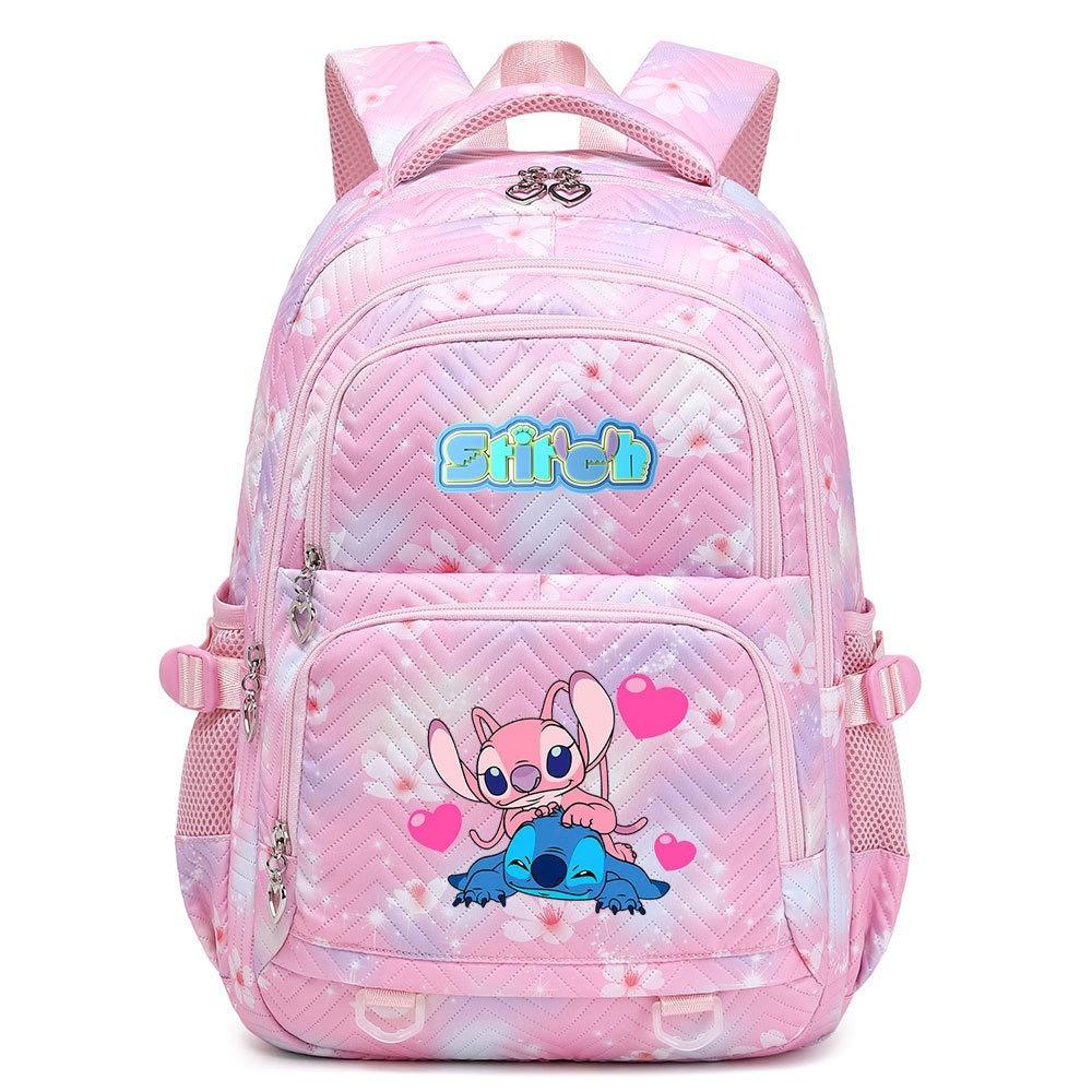 Cartoon Printing Multi-Compartment Middle And High School Schoolbag Cute And Lightweight Girls Backpack Young Girls Schoolbag