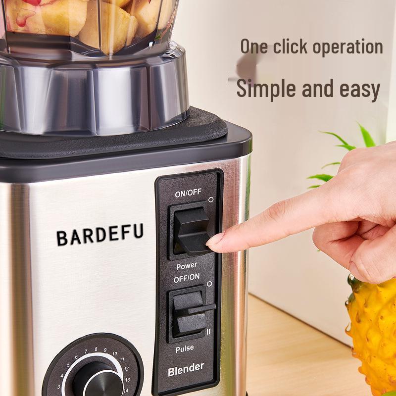 Pure Copper 4L 8-in-1 Blender: High Power Stainless Steel Mixer, Meat Grinder, Juicer.