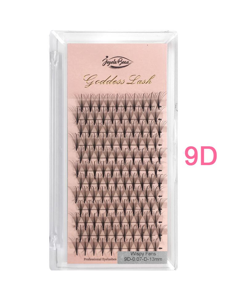 Goddess Wispy Premade Fans Pointy Base 9D/13D Russia Volume Eyelash Extension Individual Lashes Faux Mink Lash