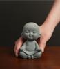 Wukong Blue Sand Sculpture: Multi-Functional Brush Holder & Creative Paperweight Ornament