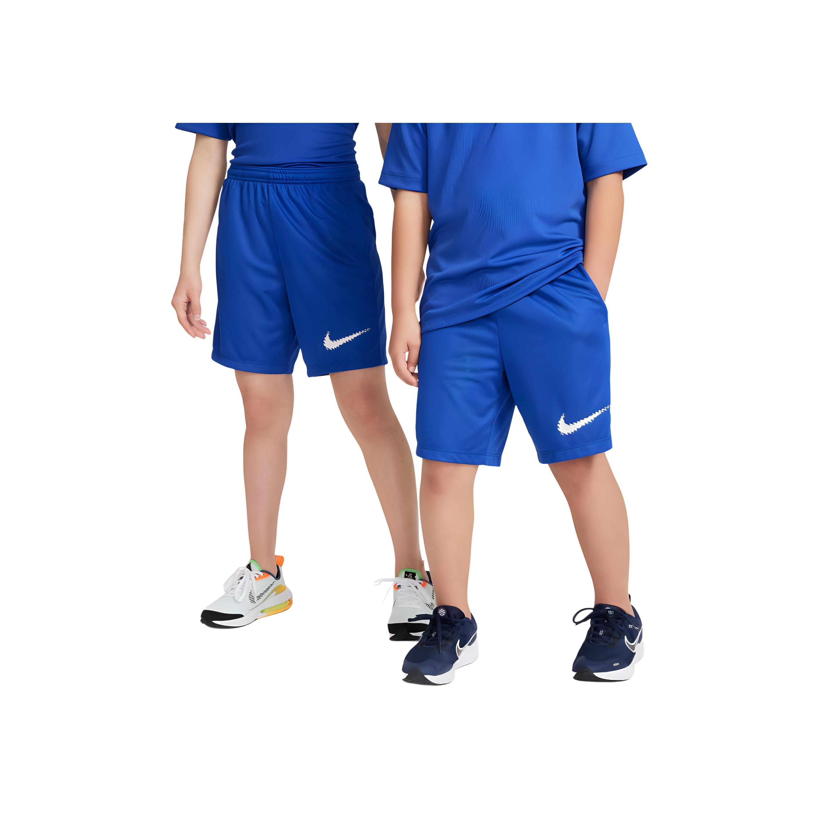 Nike Logo Print Drawstring Kids Shorts Kids shorts Game-Royal DX5413 L