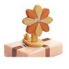 Luxury Wind Chime Heat-Resistant Pad Table Decor Creative Home Goods Solid Wood Foldable Placemats