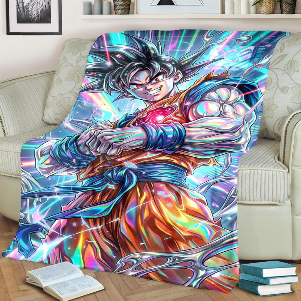 Dragon Ball! Pattern Blanket Warm Comfortable Flannel for Bedrooms, Sofas, Beds, Chairs, Picnics, Travel