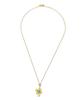 Reve Clover & Turquoise Q Long Necklace