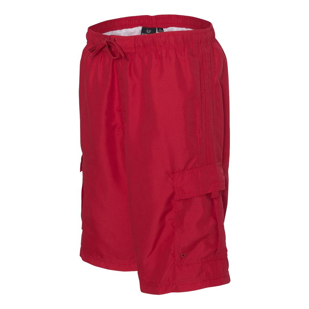 Burnside Mens Striped Swim Shorts