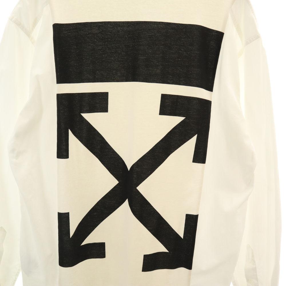 Off-White Made In Italy Long Sleeve Cut M White Men's Used