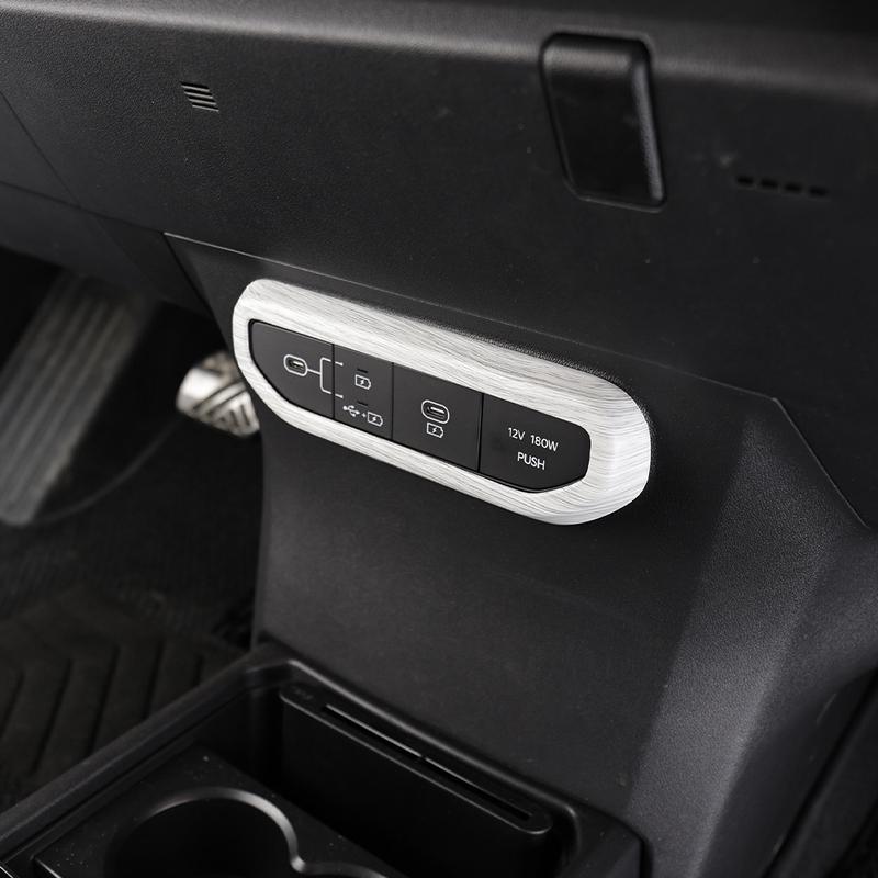Car Interior Accessories Center Console Window Panels Headlight Controls Trim For Kia EV5 2024 2025 2026 Left-hand Drive