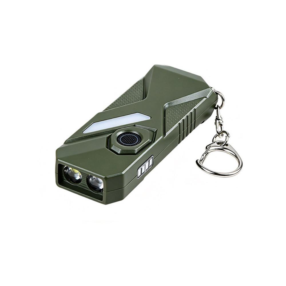 Double Front Lights Detection Lamp Rechargeable Mini Flashlight Atmosphere Lighting