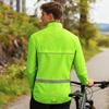 Wosawe Men's Reflective Cycling Windproof Waterproof Breathable Sports Long Sleeve Cycling Windbreaker Jacket