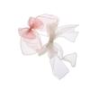 Spring Clip Balletcore Bow Hair Clip Korean Style Headwear Ribbon Bowknot Female Hair Accessories