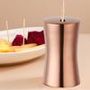Toothpick Holder Large Capacity Dustproof Moistureproof Stainless Steel Mini Dining Table Toothpick Dispenser Container Kitchen Gadget