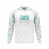 Abbigliamento da Pesca Oceanica Protezione Solare Manica Lunga Protezione UV con Cappuccio UPF50+