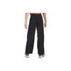 Jordan Solid Color Logo Button Casual Pants Women bottoms Black DM5175-010