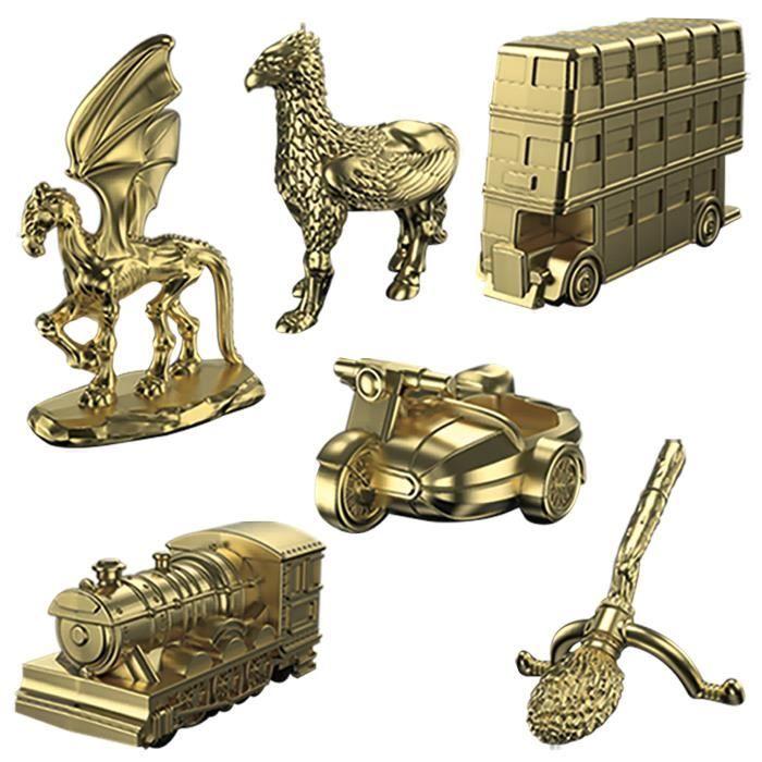 Monopoly Harry Potter édition, Jeu de société de plateau, Aventures magiques à Poudlard, dès 8 ans, 2 à 6 joueurs