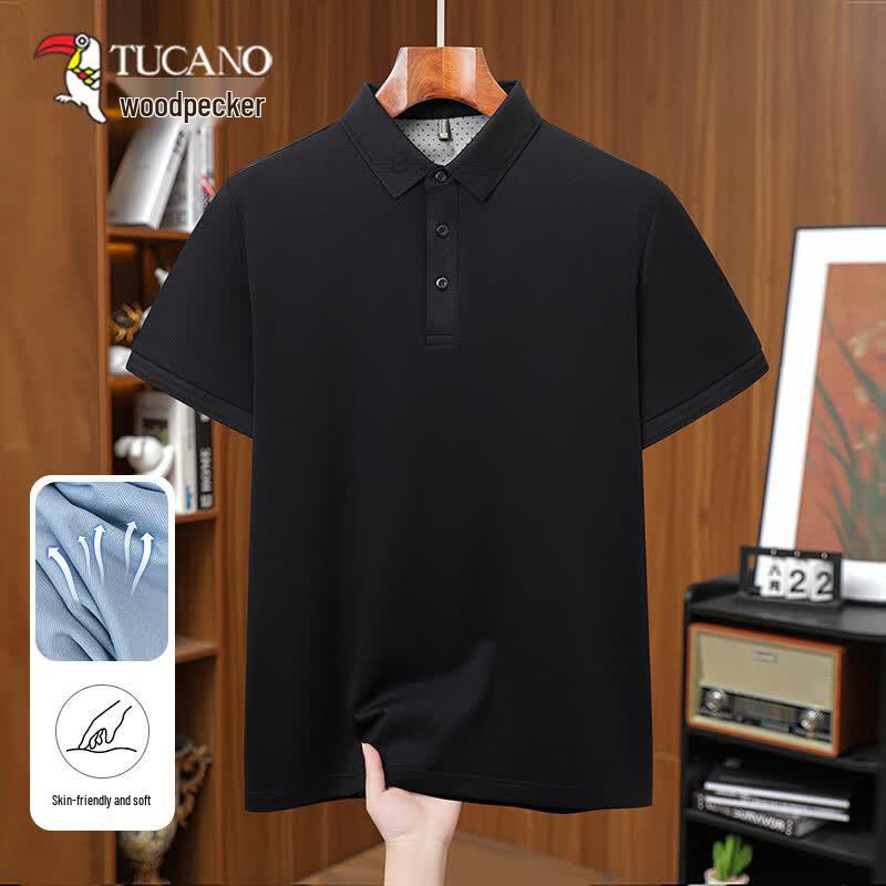 TUCANO Men's Ice Silk Quick-Dry Cooling Polo Shirt