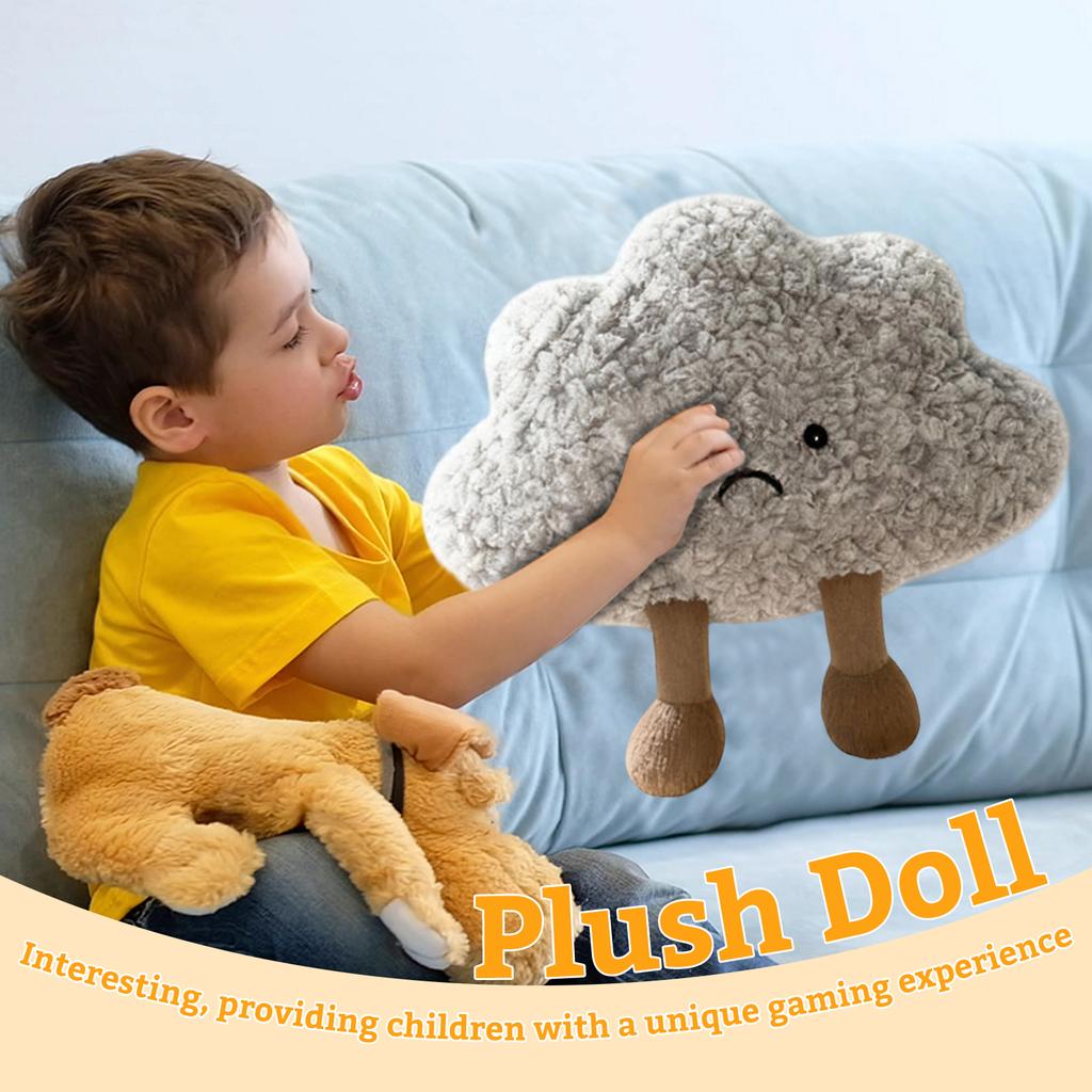 Cute Cartoon Plush Toy Little Dark Cloud Soft Doll Ornaments Bag Gift For Girlfriend Child Boyfriend