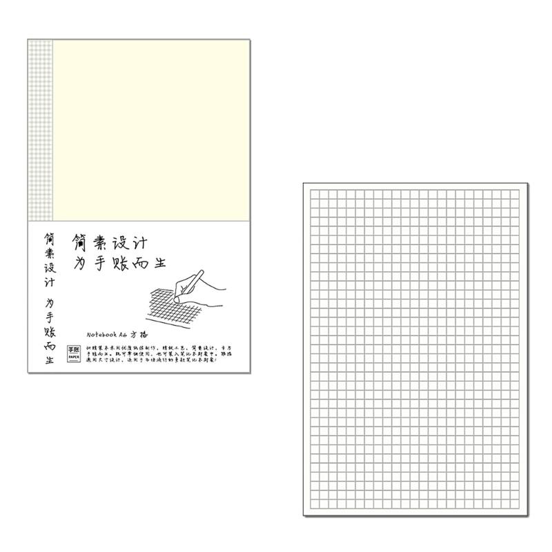 Stationery Notebooks Multifunctional A 5 A 6 B6 Squared Notebook Lined Notepads Blank Writing Pad Pocket Notebooks