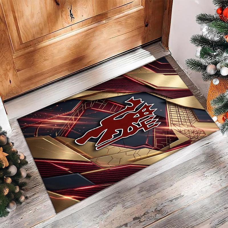 Manchester United Bedruckter Flanell Teppich rutschfest weich Polyester Boden Teppich Indoor Dekor Matte für Schlafzimmer Wohnzimmer Sofa