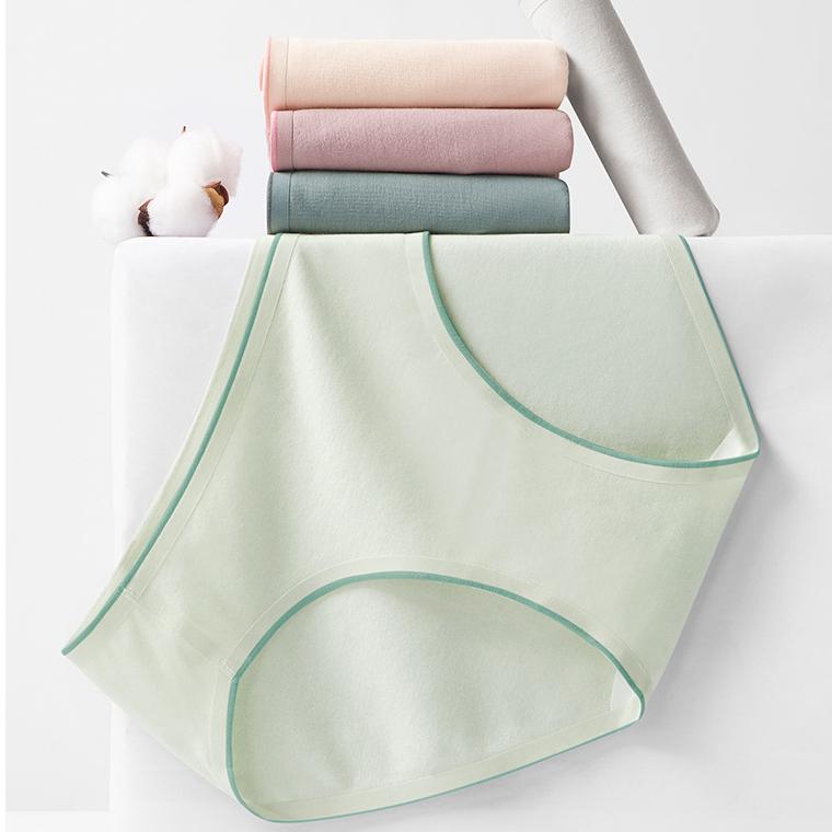 

Женские трусики со средней талией, удобные трусы с высокой поддержкой, дышащее антибактериальное нижнее белье без следов