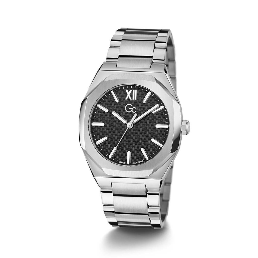 [Gc] Silver Metal Coussin Sleek (Z26004G2MF) Men's Watch