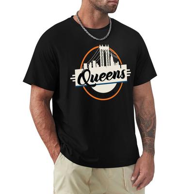 Queens New York TShirt Graphic T Shirts Korean Fashion Blouse Men T Shirt