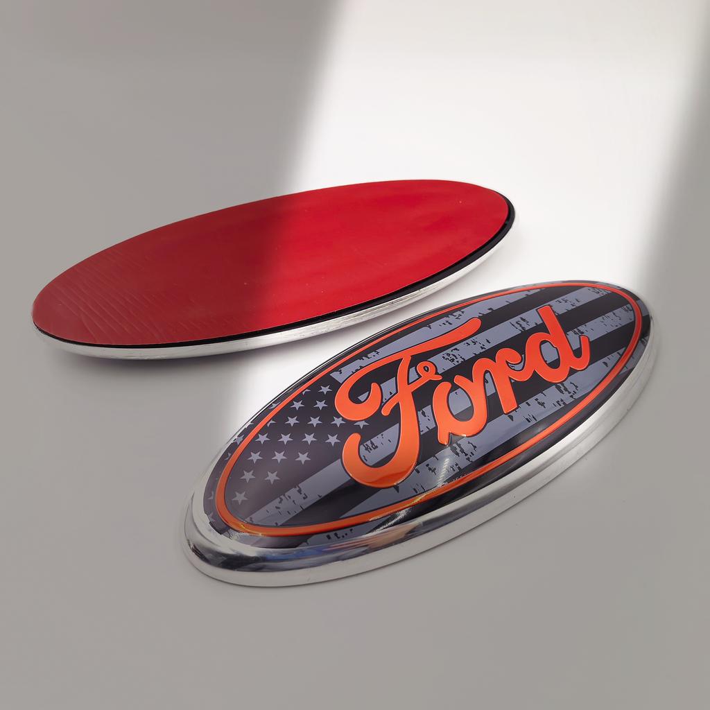 BBBT7 175MM ForFord Car Emblem Hood Front Bonnet Grill Rear Trunk Logo Badge Car Front Hood Emblem Bonnet Badge Rear Trunk Badge