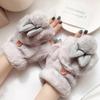 Women's Winter Warm Velvet Cold-proof and Thickening Cycling Gloves