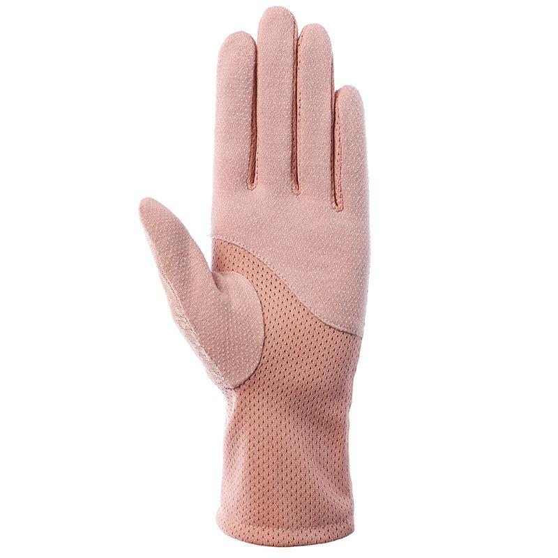 Women's Sunscreen Gloves Spring and Summer Thin Lace Touch Screen Gloves Driving Breathable Outdoor Shade Cycling Gloves