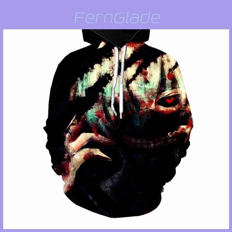 Sweatshirt Unisex Tokyo Ghoul Cosplay Sweater Capuche Sweat Pullover Hoodie