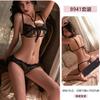 Erotic Underwear Sexy Lace Seductive Three-point Bra, Underpants, Pajamas Women's Hot Uniform Set 8941